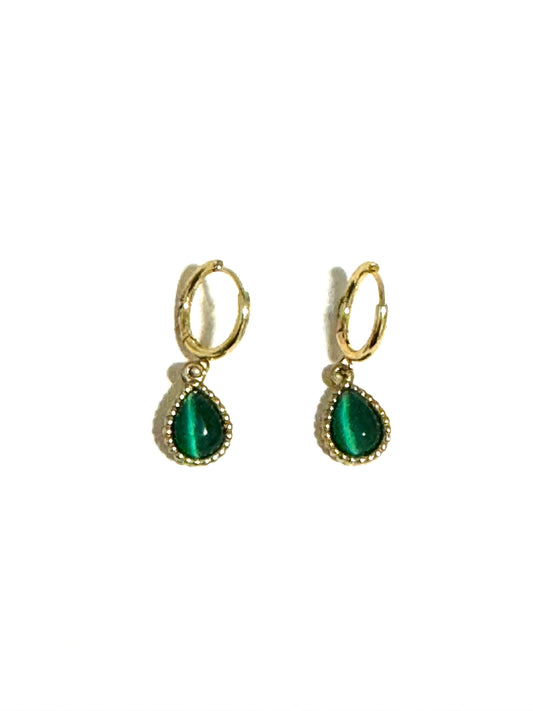 ERINA EARRING GREEN