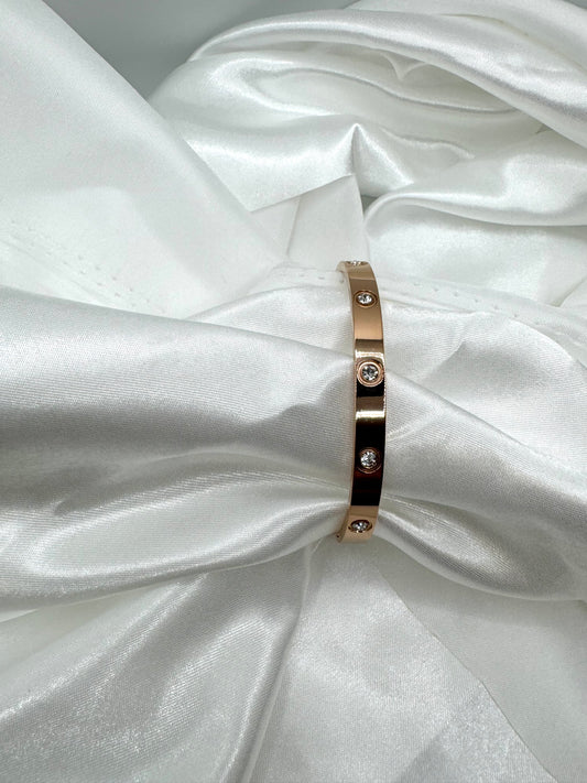 SILVA BANGLE BRACELET ROSE GOLD