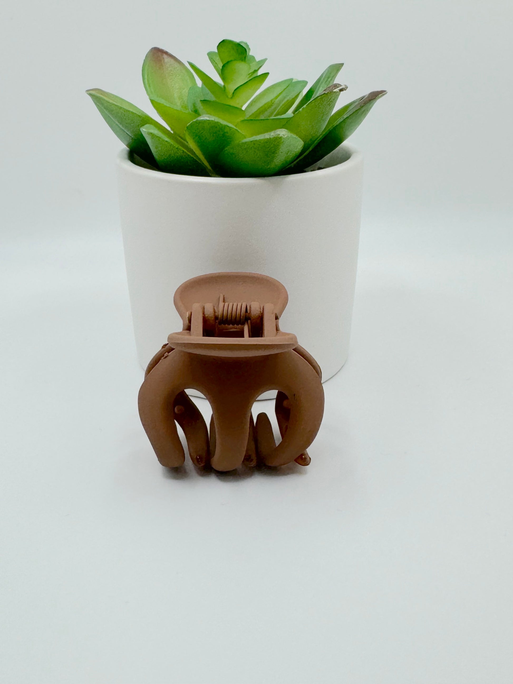 succulent hair co LISA HAIR CLIP BROWN