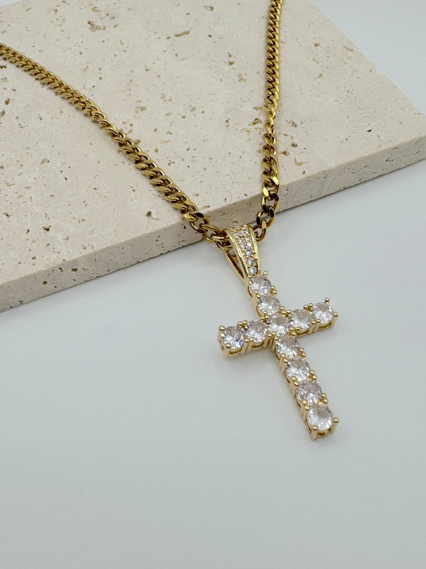 ETERNAL CROSS NECKLACE